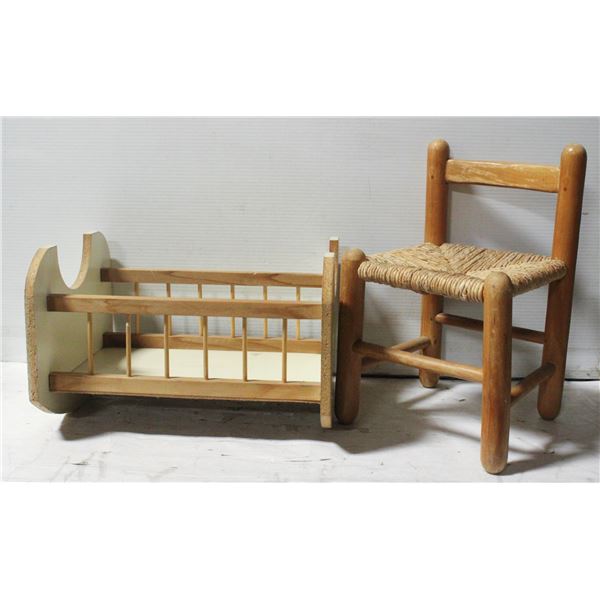 VINTAGE CRADLE AND CHAIR ESTATE