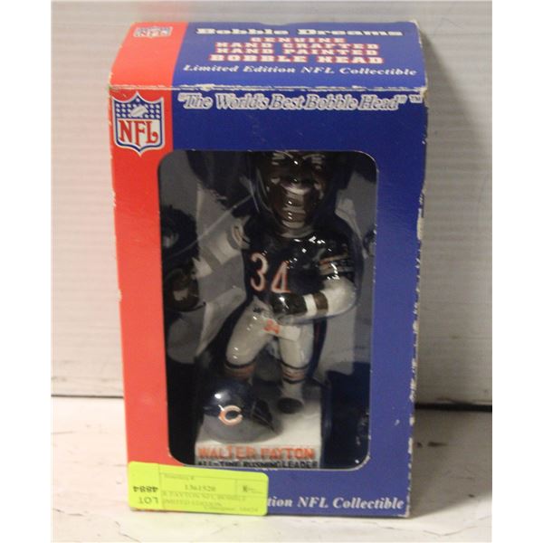 WALTER PAYTON NFL BOBBLE HEAD LIMITED EDITION