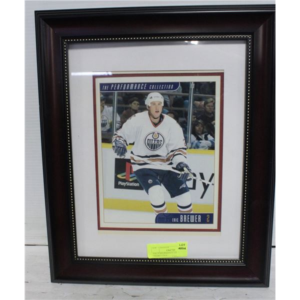 THE PERFORMANCE COLLECTION OILERS"17X14