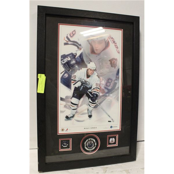 MIKE COMRIE NEXT WAVE (SIGNED) WITH 2 PINS 26X17