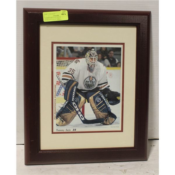 TOMMY SALO #35 THE HOME STRETCH COLLECTION 17X14