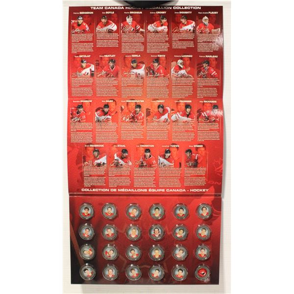 TEAM CANADA HOCKEY MEDALLION COLLECTION