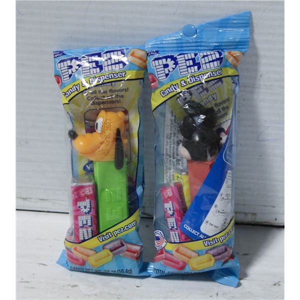 PAIR OF SEALED DISNEY PEZ DISPENSERS