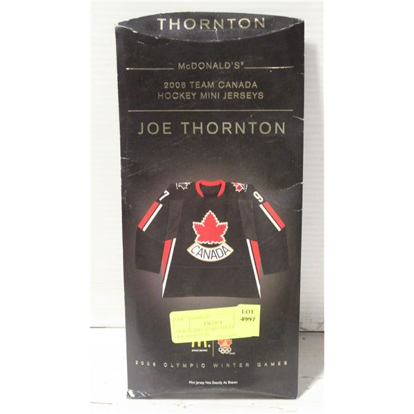 NEW TEAM CANADA MINI JERSEY, JOE THORNTON