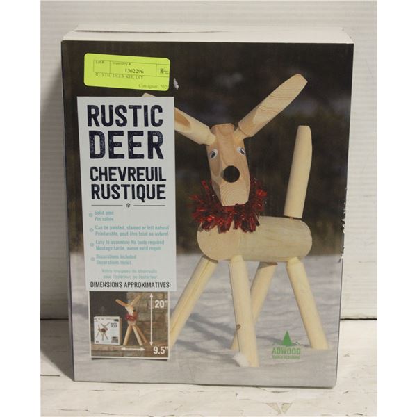 RUSTIC DEER KIT, DIY