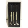 Image 1 : 3 GOLF CLUB PEN SET, RED, BLUE, BLACK, TESTED FOR