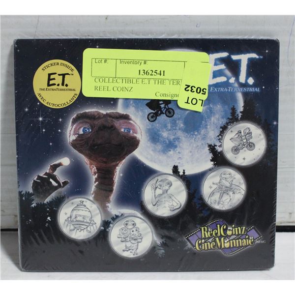 COLLECTIBLE E.T THE TERRESTRIAL REEL COINZ