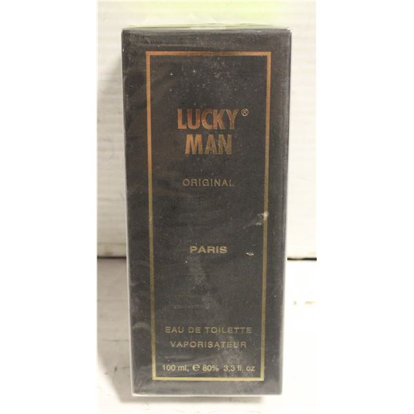 NEW SEALED LUCKY MAN ORIGINAL PARIS EAU DE