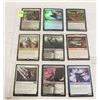 Image 1 : SHEET OF 9 MAGIC THE GATHERING CARDS INCLUDING 2