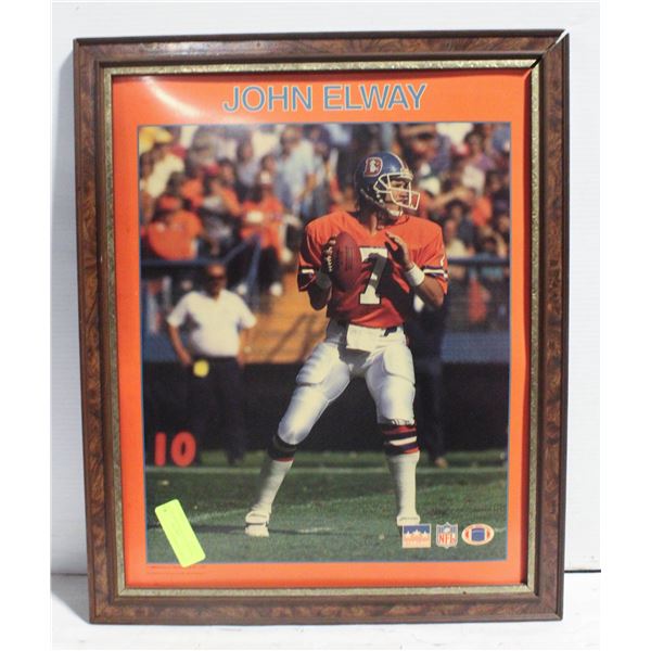 JOHN ELWAY DENVER BRONCOS POSTER