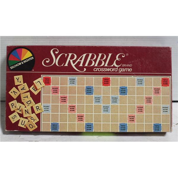 VINTAGE 1983 SCRAMBLE CROSSWORD GAME