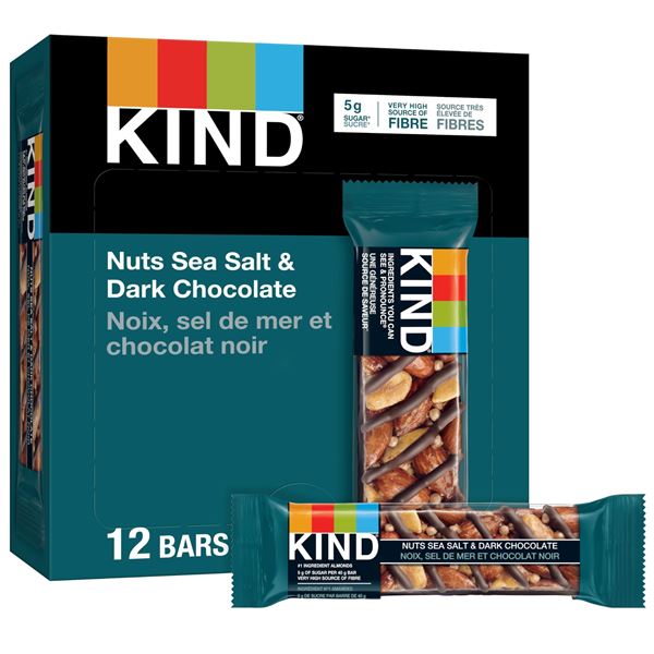 NEW KIND NUTS SEA SALT AND DARK CHOCOLATE FIBER