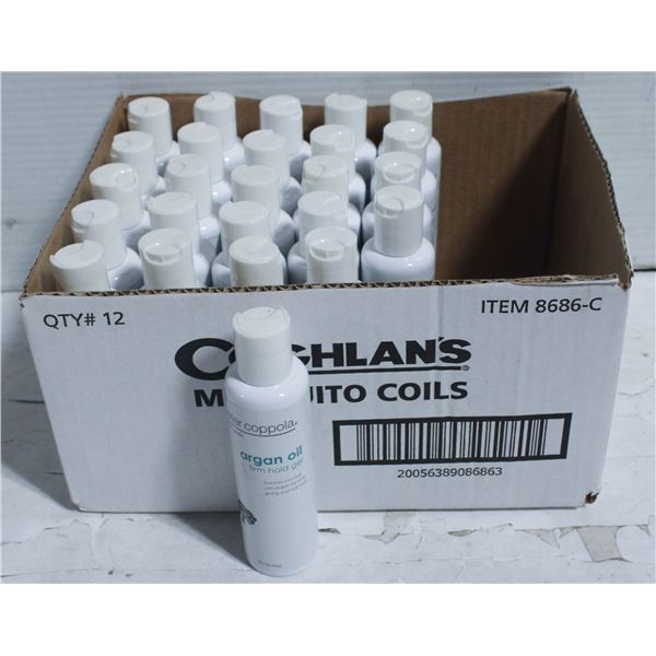 CASE OF 25 PETER COPPOLA ARGAN OIL HAIR GEL