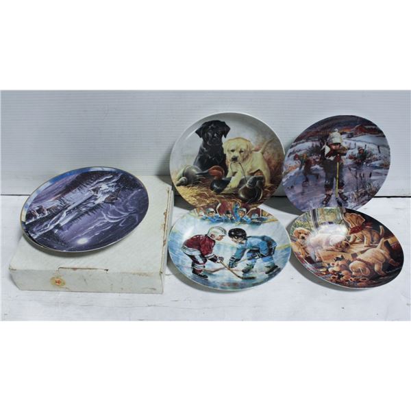 WESTERN AUTHENTIC COLLECTABLE PLATES WITH