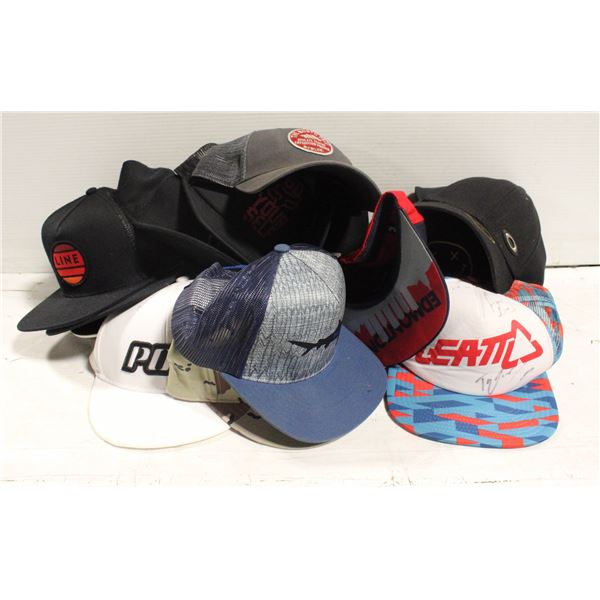 LOT 15 COLLECTOR BASEBALL HATS NEW ETC