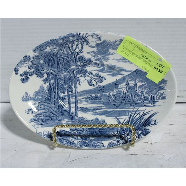 COUNTRY SIDE - DECORATIVE PLATE,