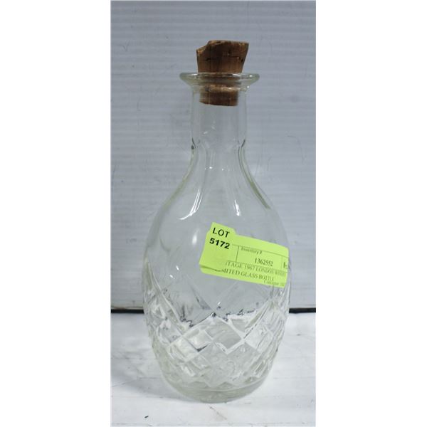 VINTAGE 1967 LONDON WINERY LIMITED GLASS BOTTLE