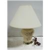 Image 1 : VINTAGE 70'S STYLE TABLE LAMP WITH LAMP SHADE