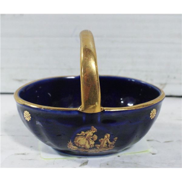 LIMOGES FRANCE PORCELIAN BASKET