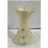 Image 1 : BELLEEK IRISH PORCELIAN VASE FLUTED
