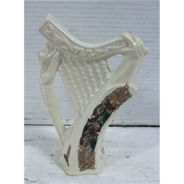 IRISH PORCELIAN HARP MADCIN GALWAY