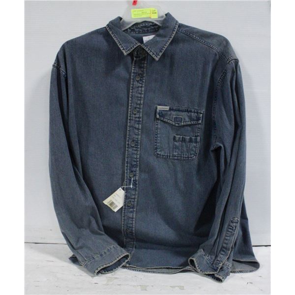 NEW WITH TAGS CALVIN KLEIN DENIM SHIRT