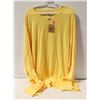 Image 1 : MENS RELAXED FIT LONG SLEEVE TSHIRT YELLOW