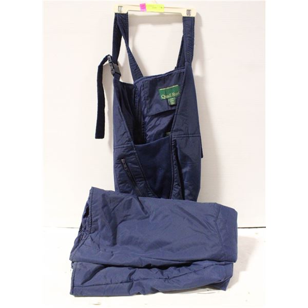 SNOW PANTS WITH BIB NAVY SIZE S