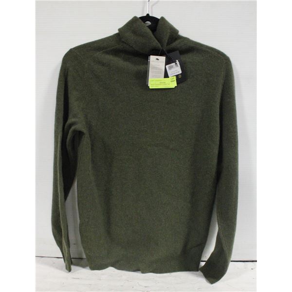 NEW CASHMERE LADIES’ SWEATER, SIZE LARGE