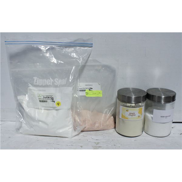 OPENED HIMALYAN PINK SALT- 900G,DENDRITIC SALT