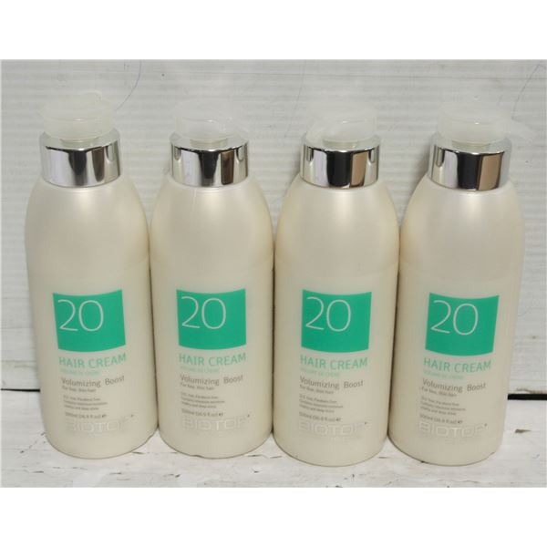 4 NEW BOTTLES OF BIOTOP PROFESSIONAL 500ML HAIR