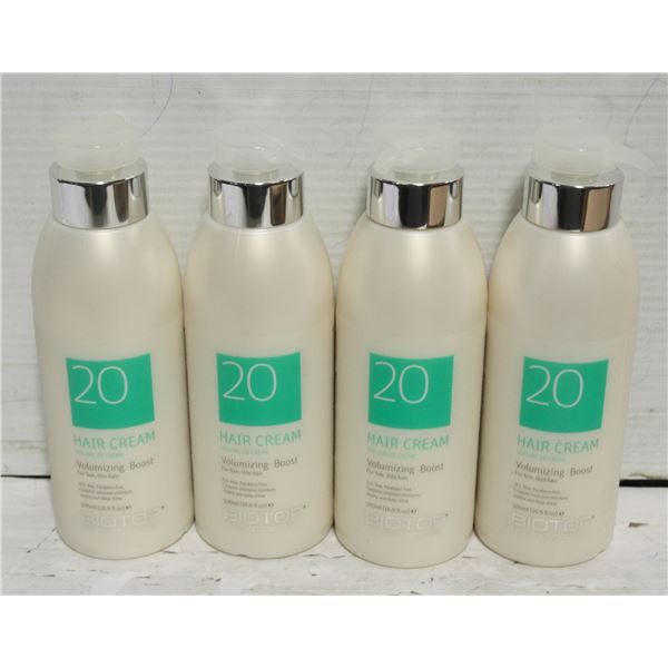 4 NEW BOTTLES OF BIOTOP PROFESSIONAL 500ML HAIR