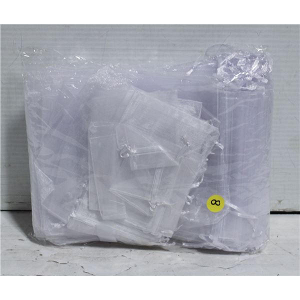 WHITE ORGANZA BAGS