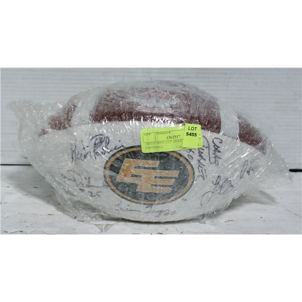 100TH GREY CUP SIGNED GREY CUP FOOTBALL