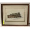 Image 1 : FRAMED ART OF RED DEER TRAIN STATION