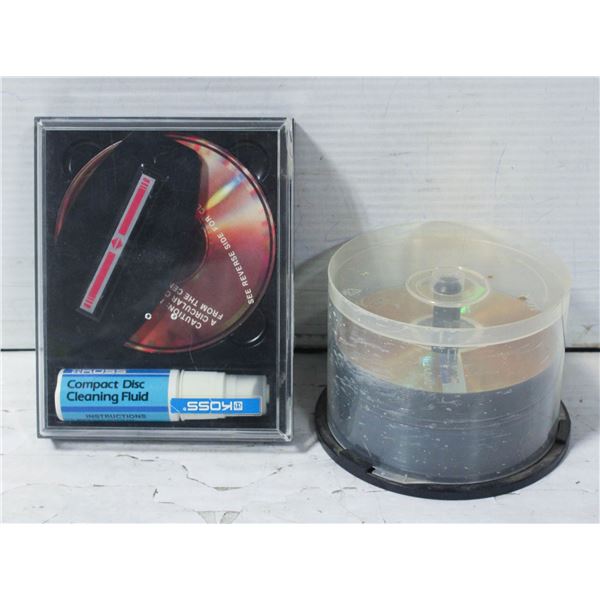 BLANK CDS AND CLEANING KIT