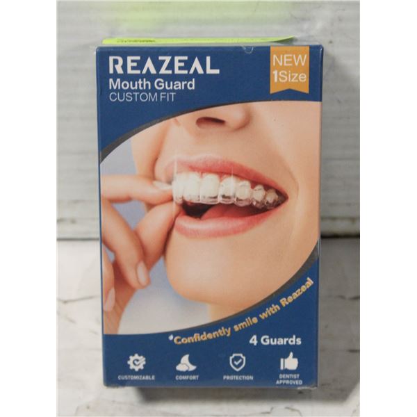 BOX OF 4 CUSTOMIZABLE MOUTH GUARDS