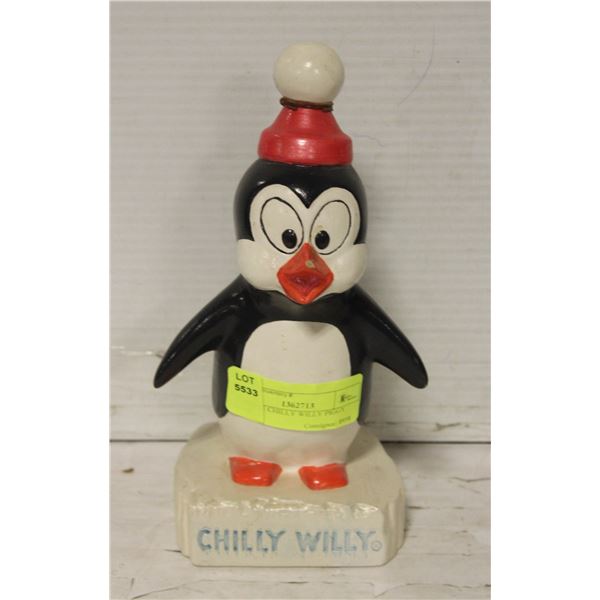 VINTAGE CHILLY WILLY PIGGY BANK