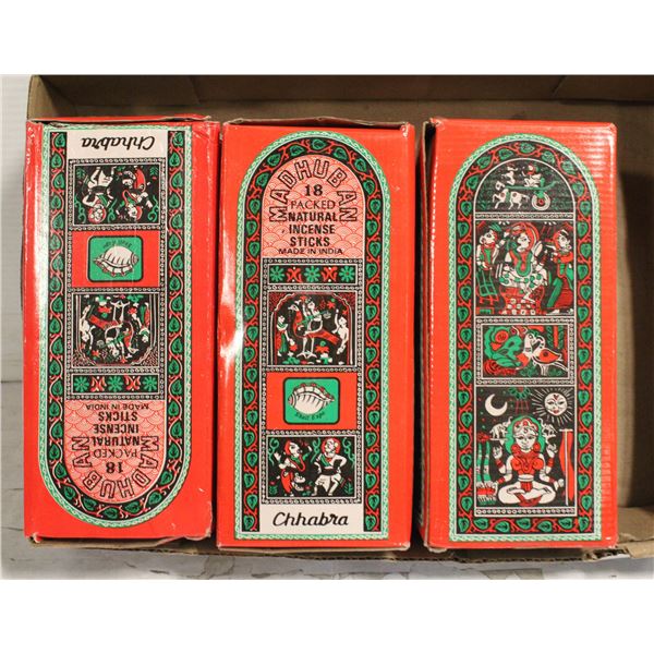 3 PACKS OF INCENSE