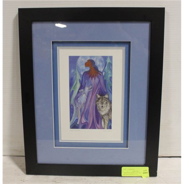 - WOLF GUARDIAN BY IOYAN MANI (MAXINE NOEL) 16 X