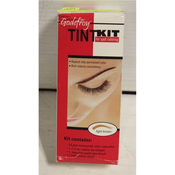 NEW GODEFROY EYEBROW TINT KIT LIGHT BROWN