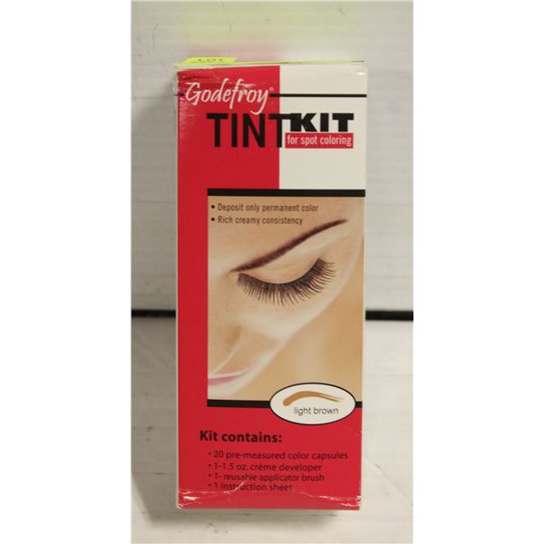 NEW GODEFROY EYEBROW TINT KIT LIGHT BROWN