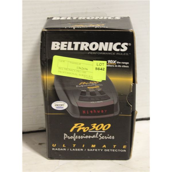 BELTRONICS PRO 300 PROFESSIONAL SERIES RADAR