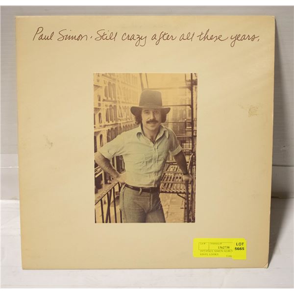 1975 PAUL SIMON ALBUM - THE VINYL LOOKS