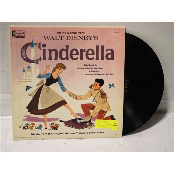 1963 CINDERELLA ORIGINAL MOTION PICTURE