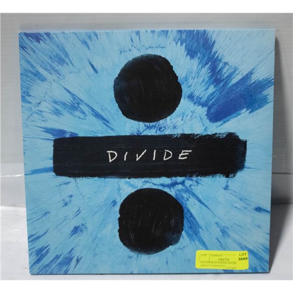 ED SHEERAN DIVIDE DOUBLE LP - GREAT CONDITION