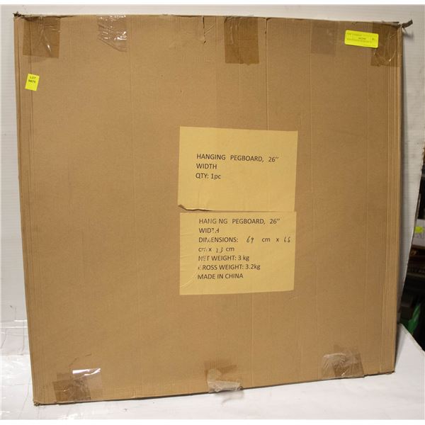 NEW HANGING PEGBOARD 26"