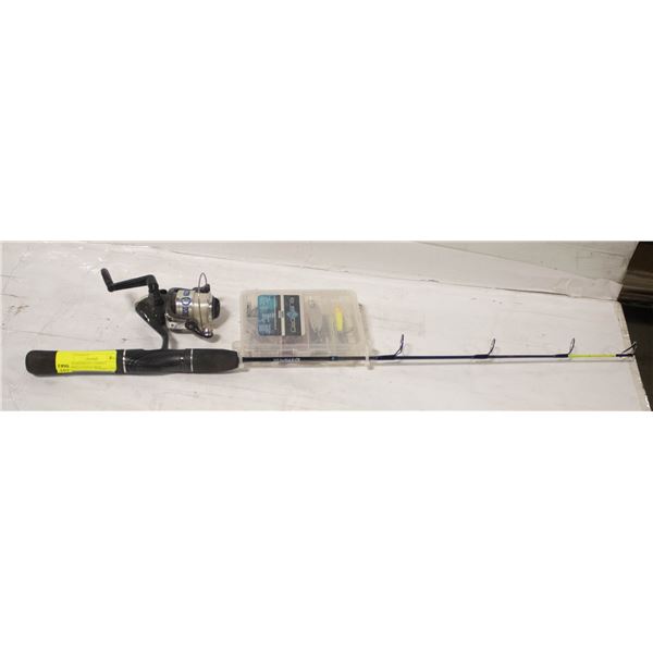 NEW SUBZERO ICE FISHING ROD-REEL-TACKLE BOX