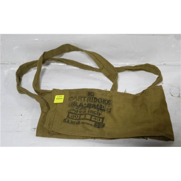 WWII CANVAS AMMO BELT .303