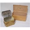 Image 1 : VINTAGE CONTAINERS TWO BASKET STYLE AND ON